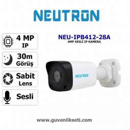 Neutron NEU-IPB412-28A 4mp Sesli Ip Bullet Kamera Neutron NEU-IPB412-28A 4mp Sesli Ip Bullet Kamera